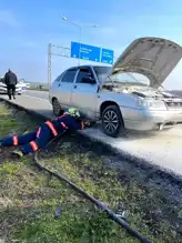 Babaeski'de Otomobilde Yangın!