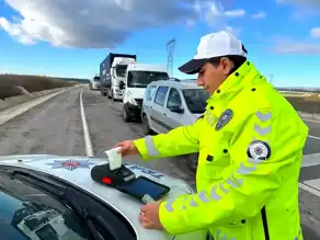 Kırklareli'nde Dronla Trafik Cezaları