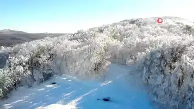 Kırklareli'nde Büyülü Kar Manzaraları!