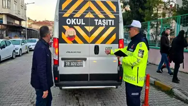 Kırklareli'nde Okul Servislerine Jandarma Denetimi