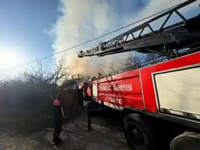 Lüleburgaz'da Evde Yangın!