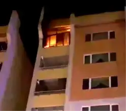 Lüleburgaz TOKİ'de Yangın Paniği!