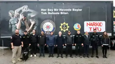 Uyuşturucuyla Mücadele Tırı Şehirde!