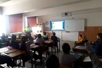 Babaeski'de Öğrencilere Trafik Eğitimi