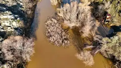 Teke Deresi'nde Yağmurlar Hayat Verdi!