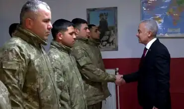 Vali Turan, Sınırda Yeni Yıla Girdi